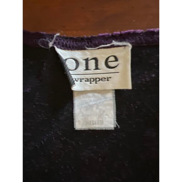 One Wrapper Juniors M Vintage Knit Blouse Y2K Fancy - Picture 5 of 10